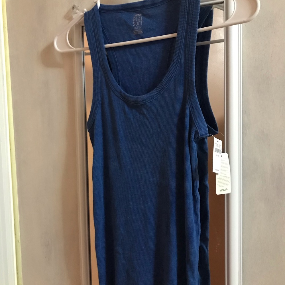 Soft scoop neck racer back real soft fabric.